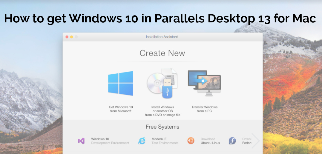 install windows 10 on mac for freee
